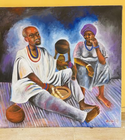 IDAAFA - Oil on Canvass - Oladapo Agboola