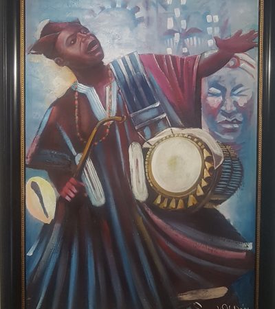 ODUN AYABO - Oil on Canvas